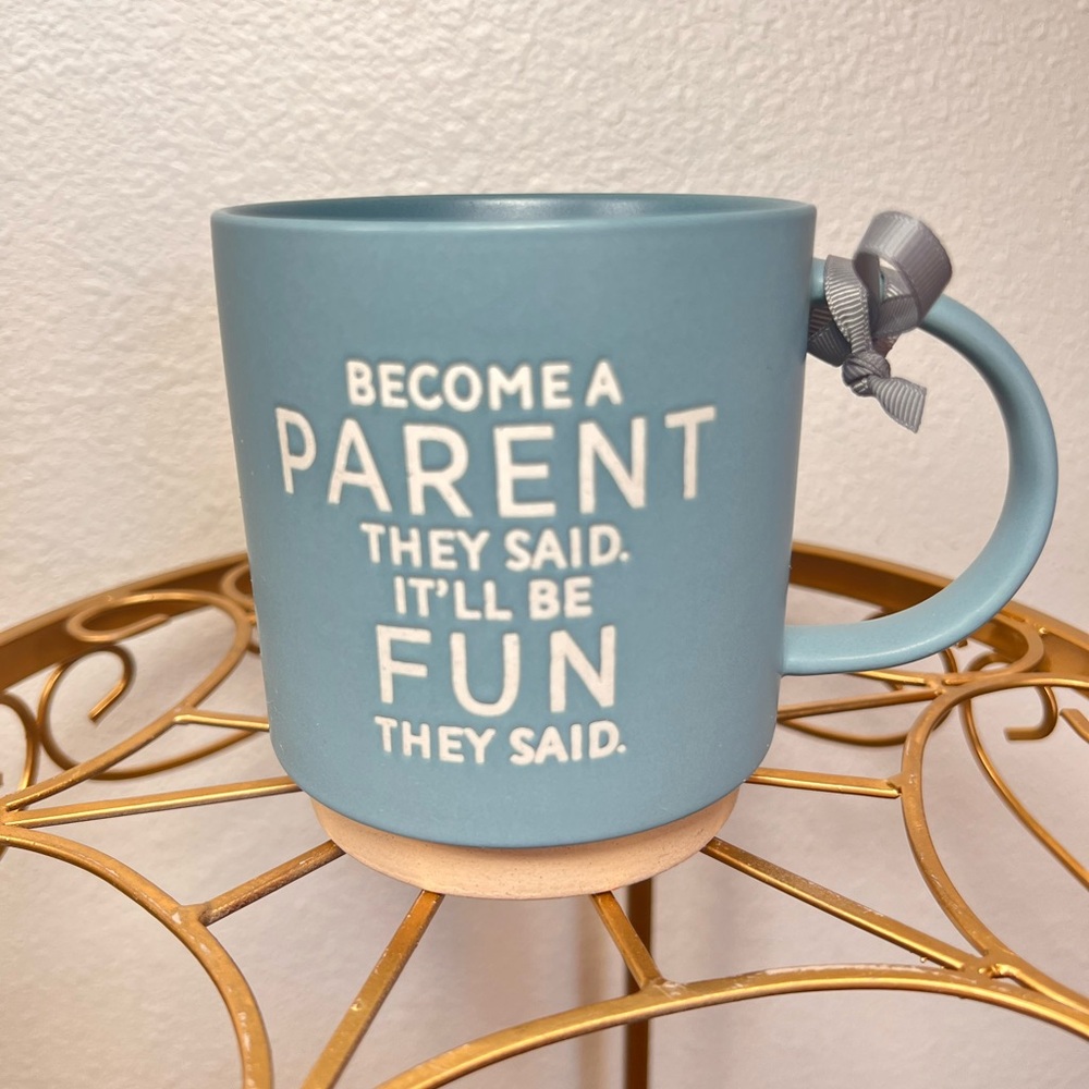 Hallmark NWOT Become A PARENT They Said. It’ll Be FUN They Said. Ceramic Mug